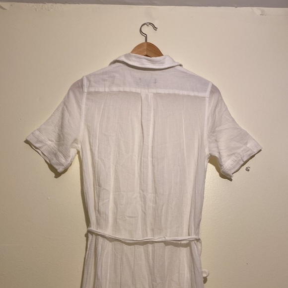DL1961 Fire Island white shirt dress. Size S - Picture 9 of 15